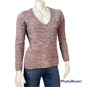 H&M Women’s V-neck Marled Sweater Size S